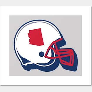 Arizona Football Helmet Posters and Art